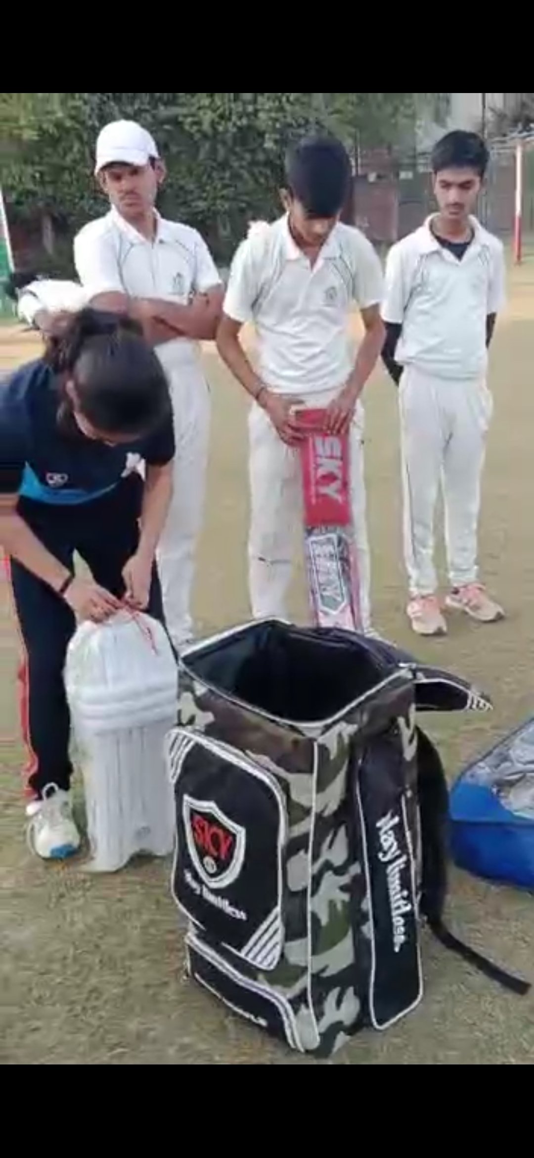 SKY CAMO DUFFEL KITBAG