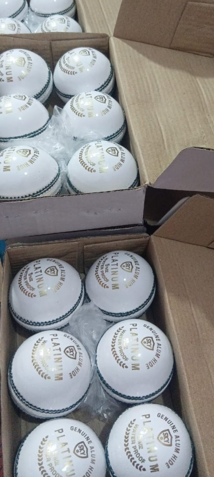 SKY Platinum White leather balls (moq6balls)