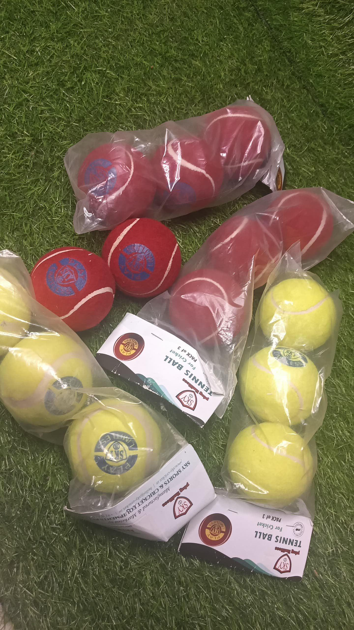 Sky Light Tennis Ball TRI Pack
