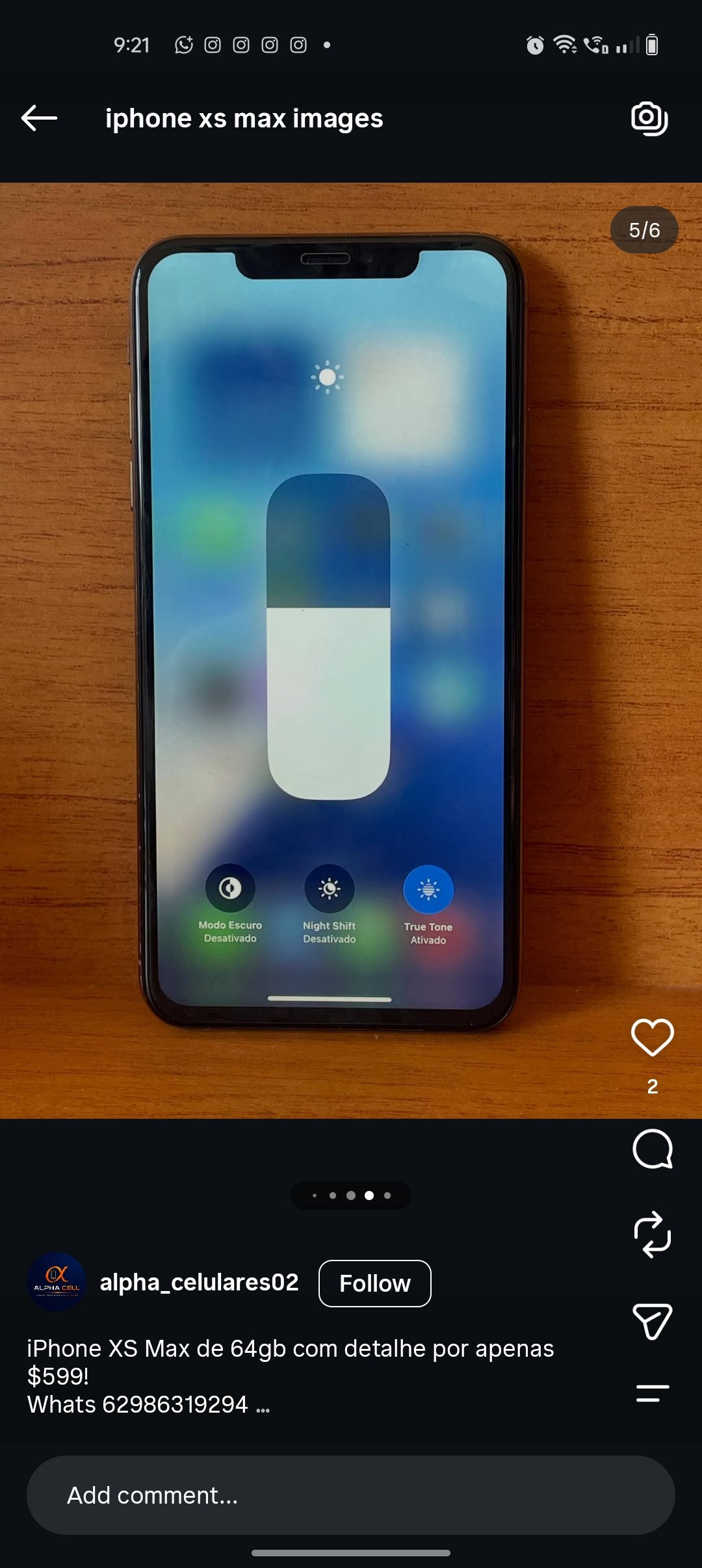 Iphone xs Max