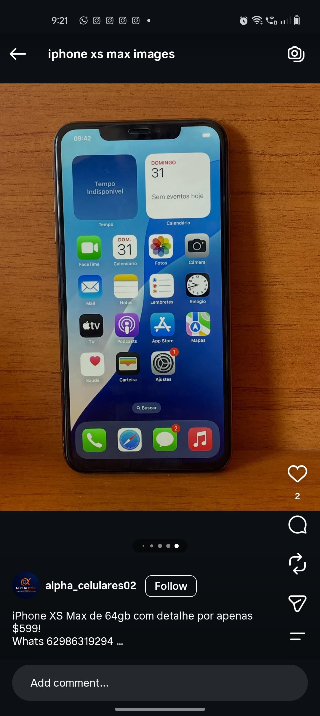 Iphone xs Max